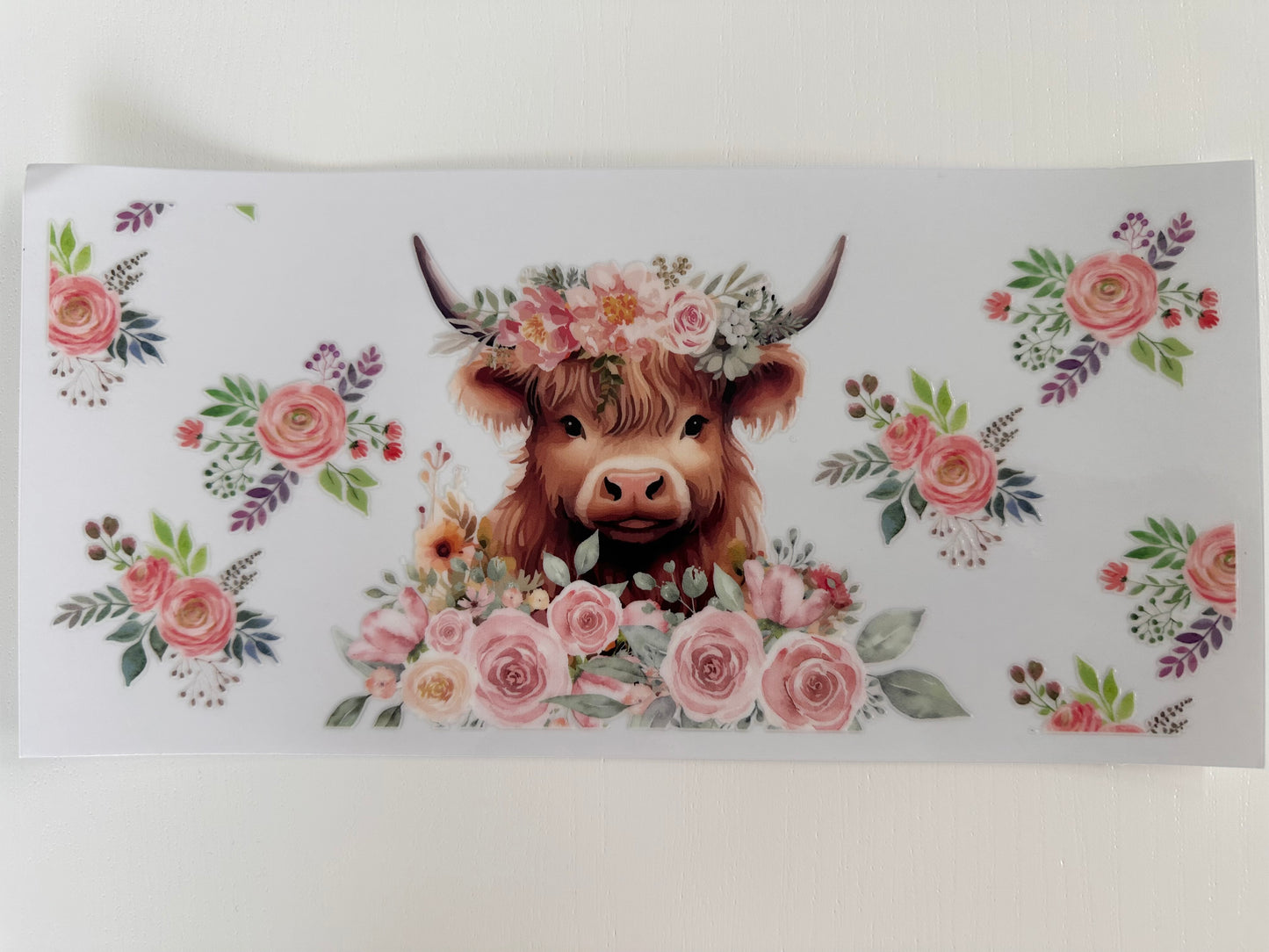 Floral Cow #1