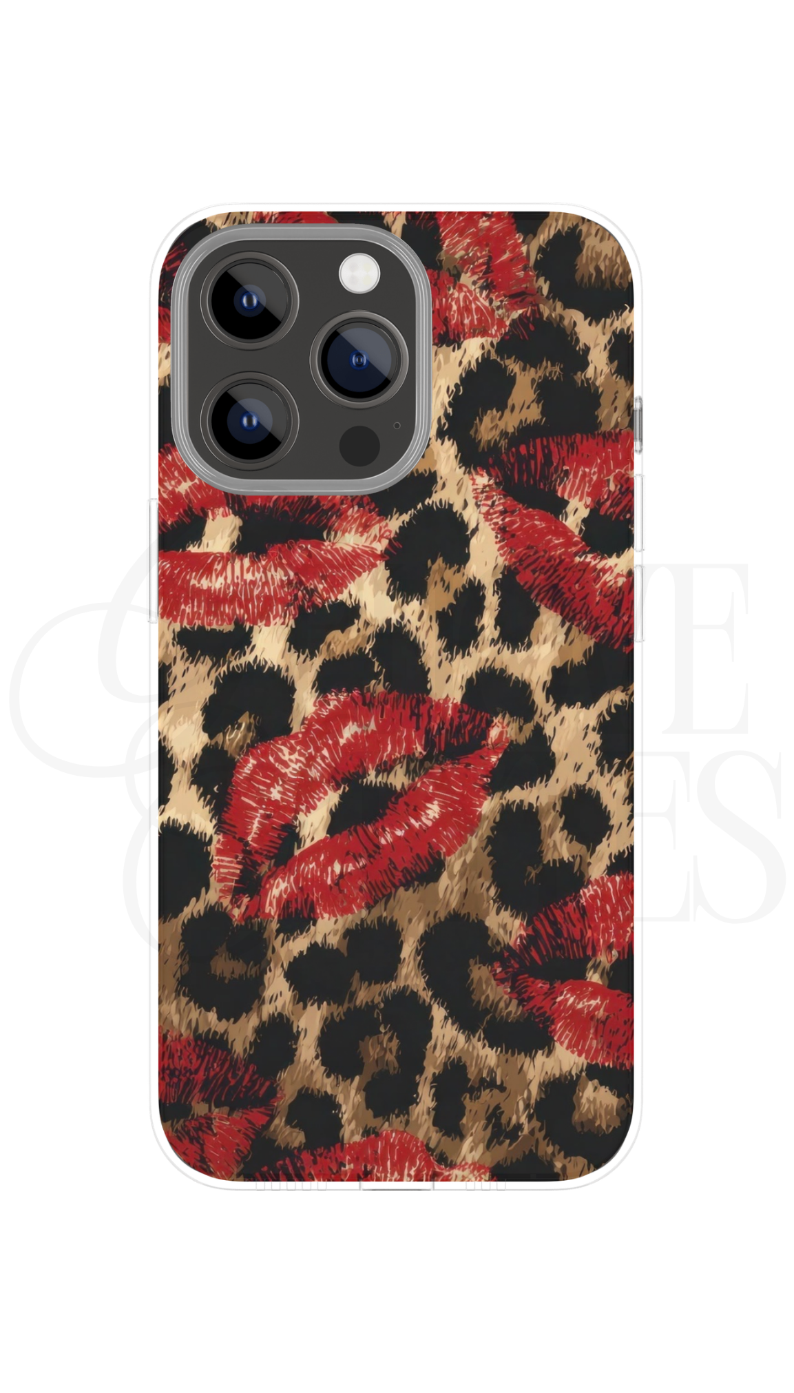 Cheetah/Leopard Print Kiss Phone Case