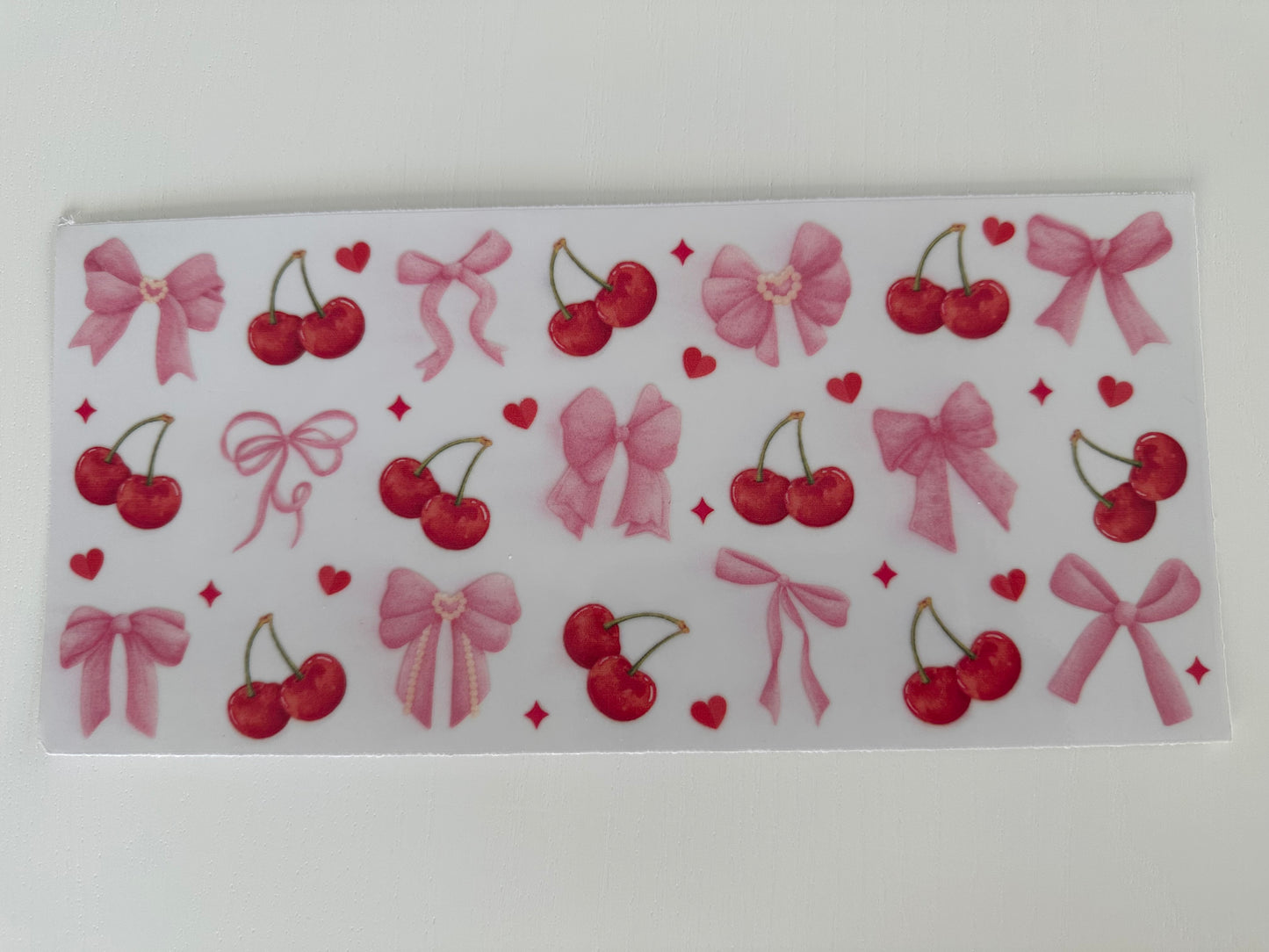 Cherry Bow Heart