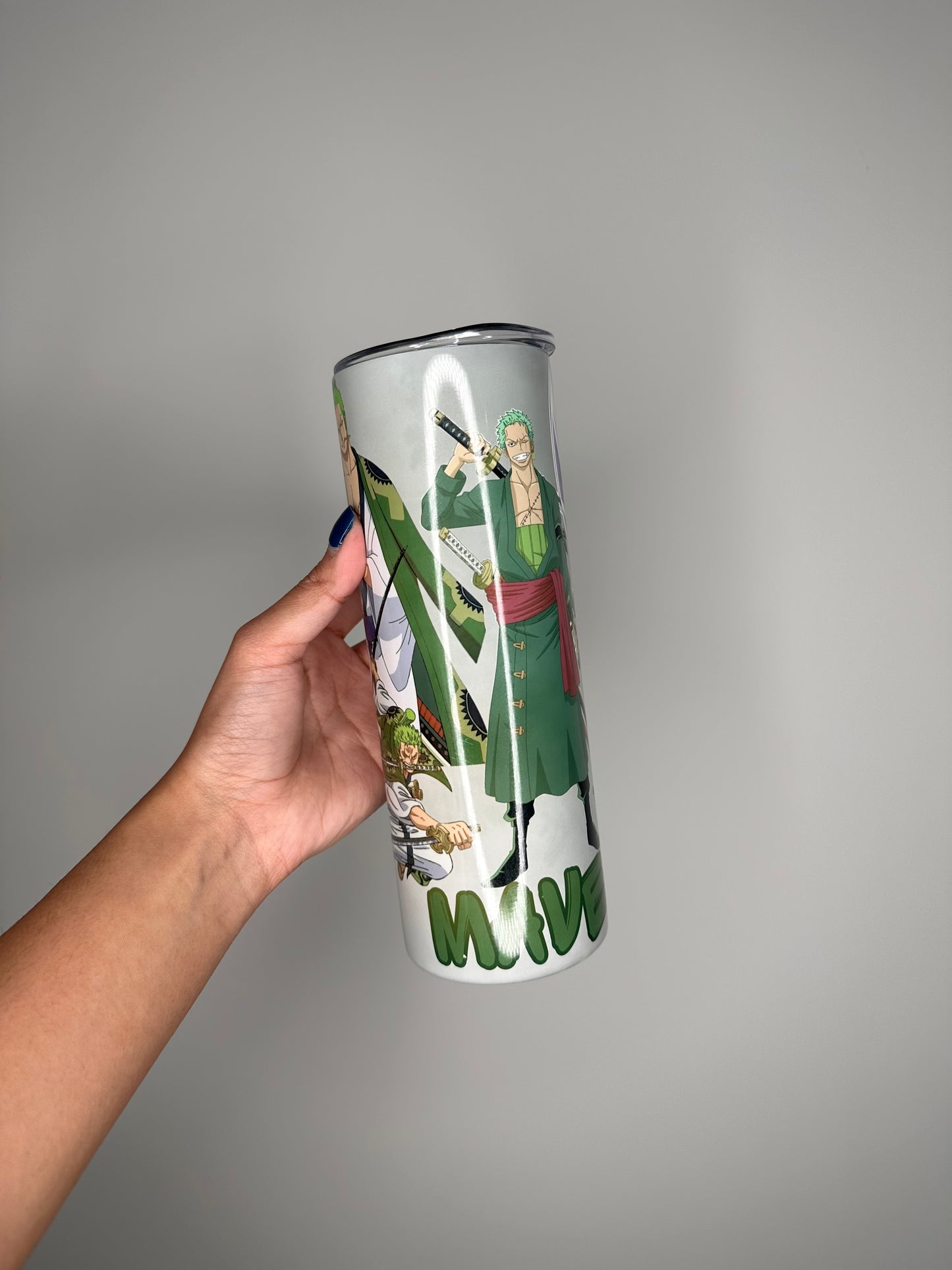 One P Anime Green Flask