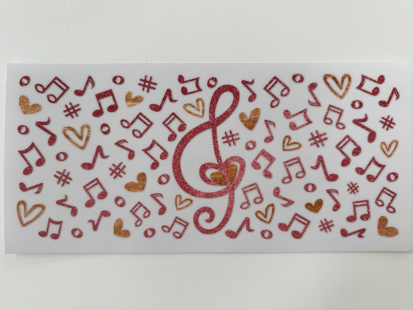 Pink Music Notes