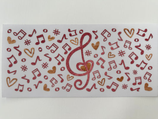 Pink Music Notes
