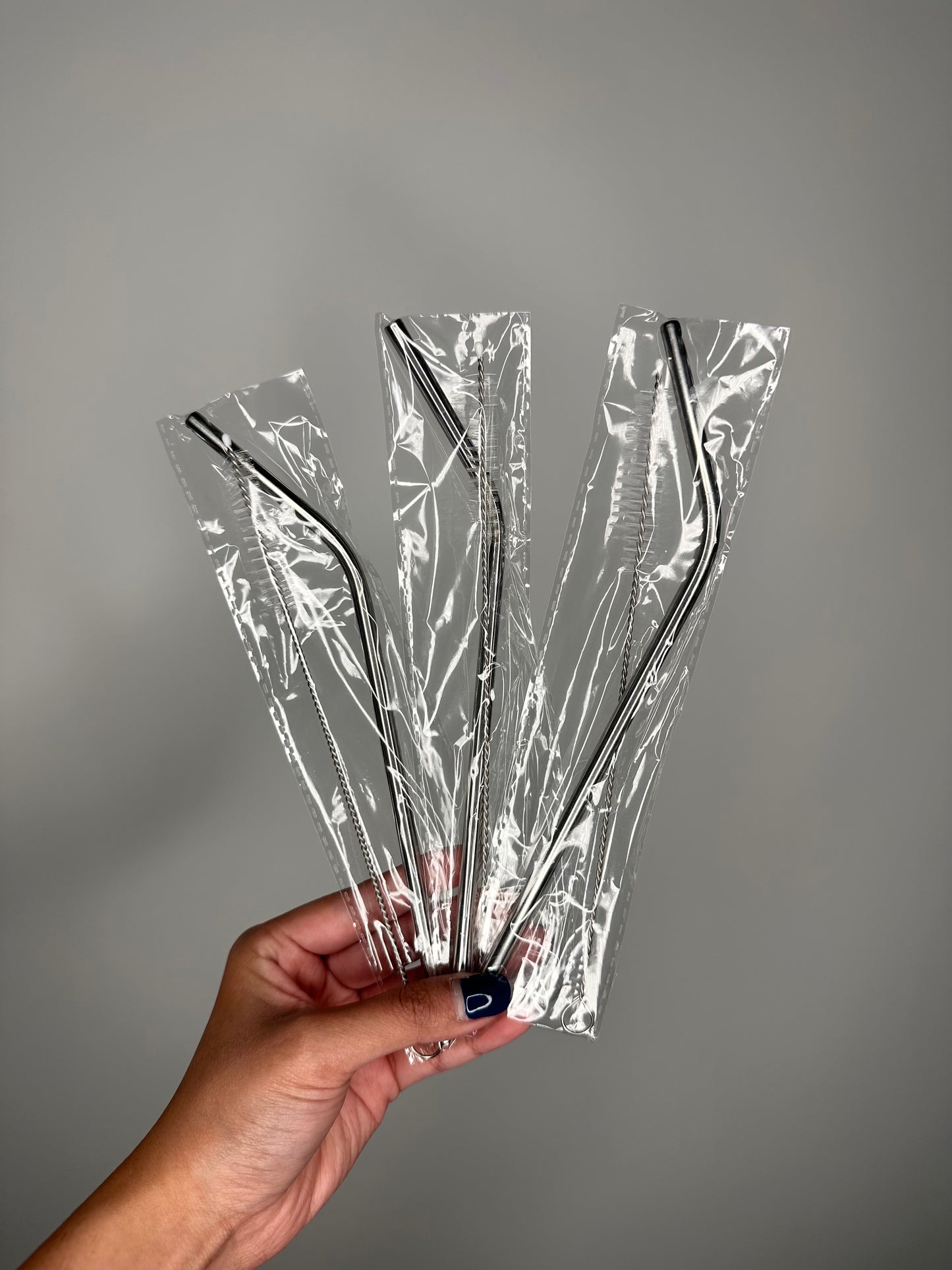 Metal Straw & Straw Cleaner Bundle