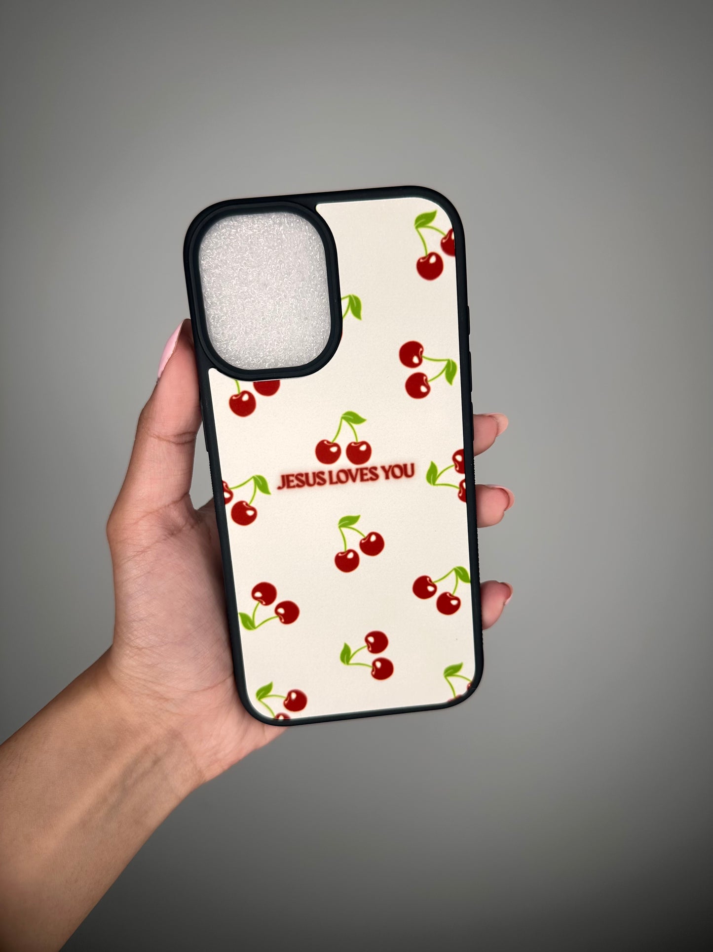 Jesus Loves You Cherries Phone Case